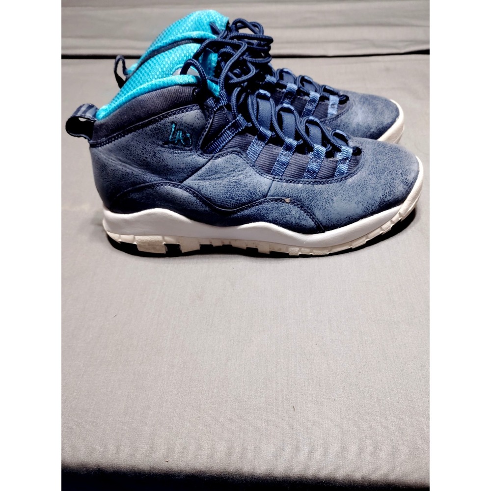 Nike Air Jordan 10 Retro LA Ocean Fog Blue 310806‑404 5.5Y / Women’s 7